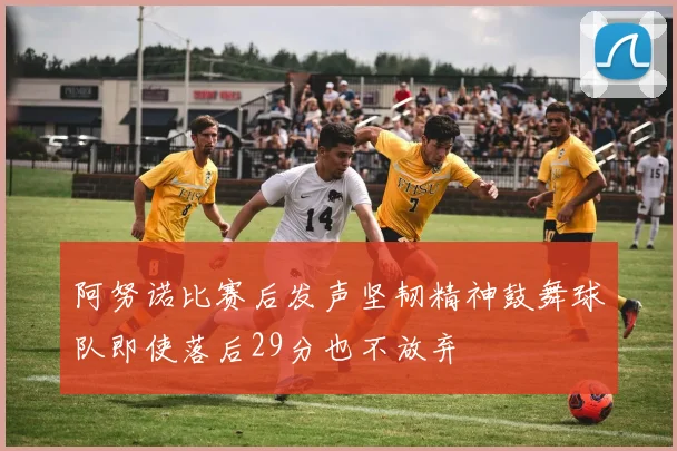 阿努诺比赛后发声坚韧精神鼓舞球队即使落后29分也不放弃